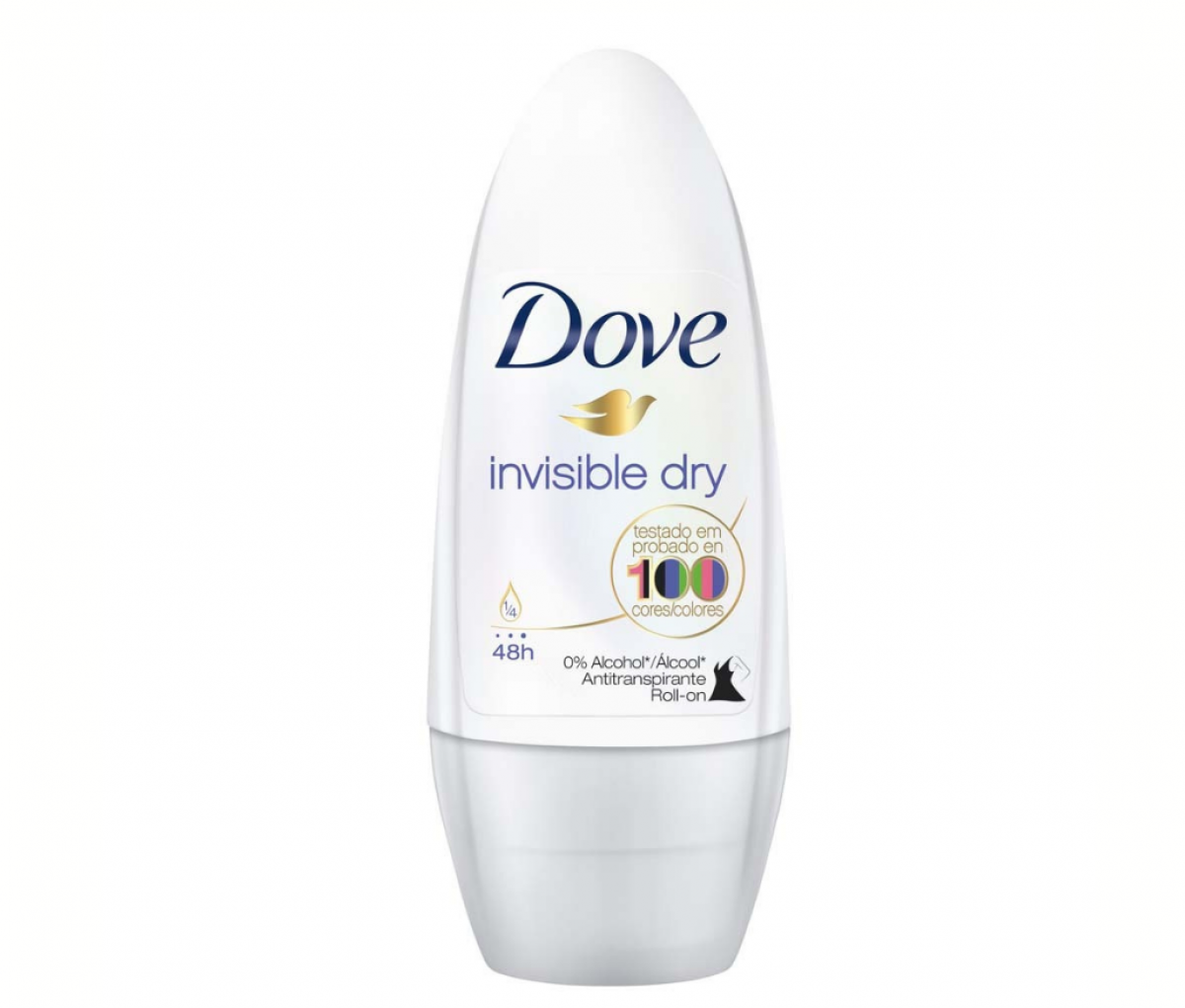 Dove  Invisible Sur 100 Couleurs Roll On