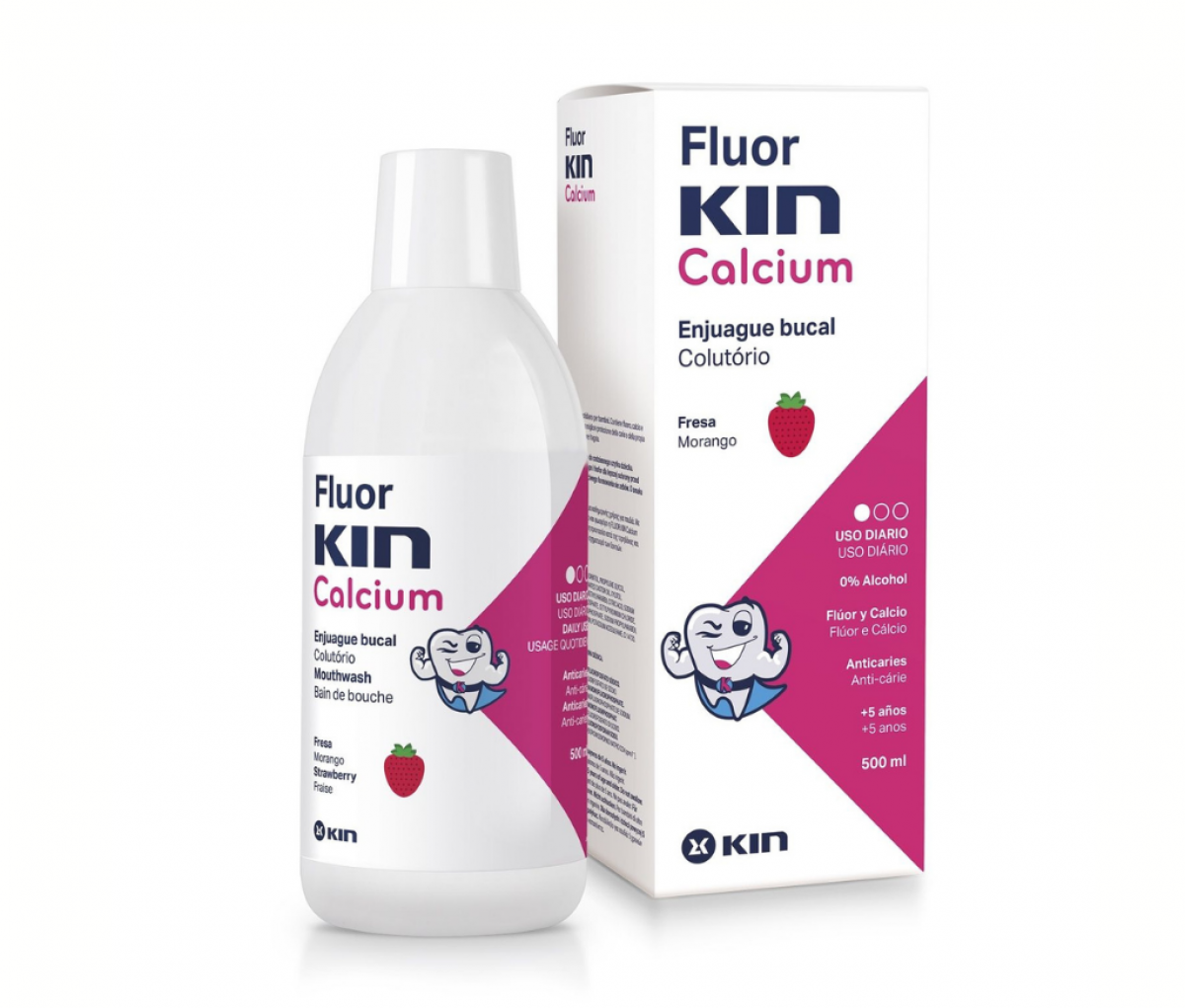 KIN Fluorikin Calcium Mouth Wash 500ml