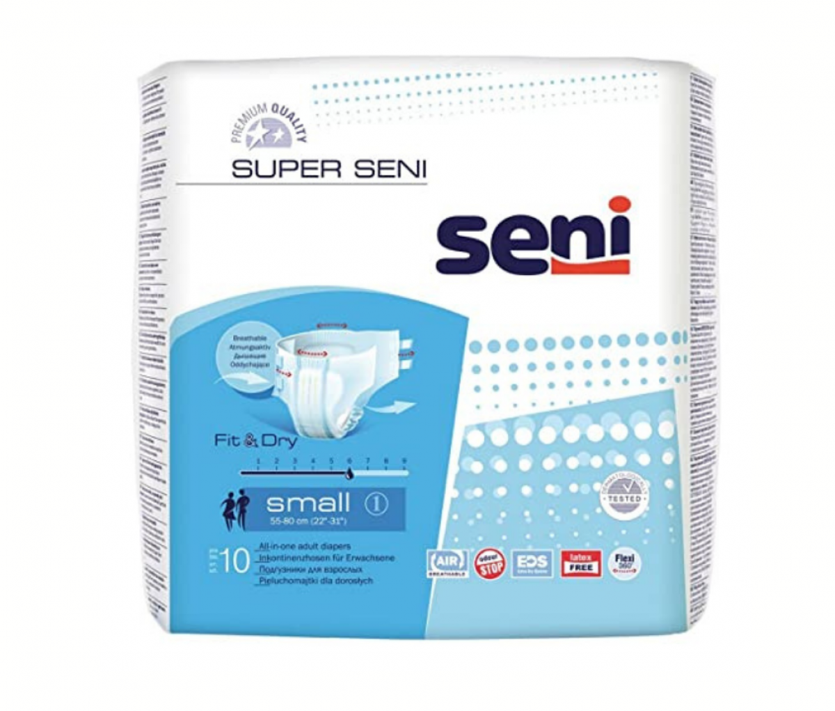 Seni Adult Diapers Small A10 Fit   Dry