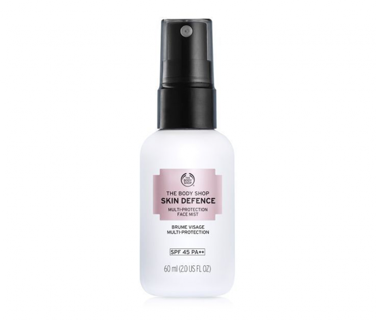 The Body Shop face Mist Skin Defence SPF45 