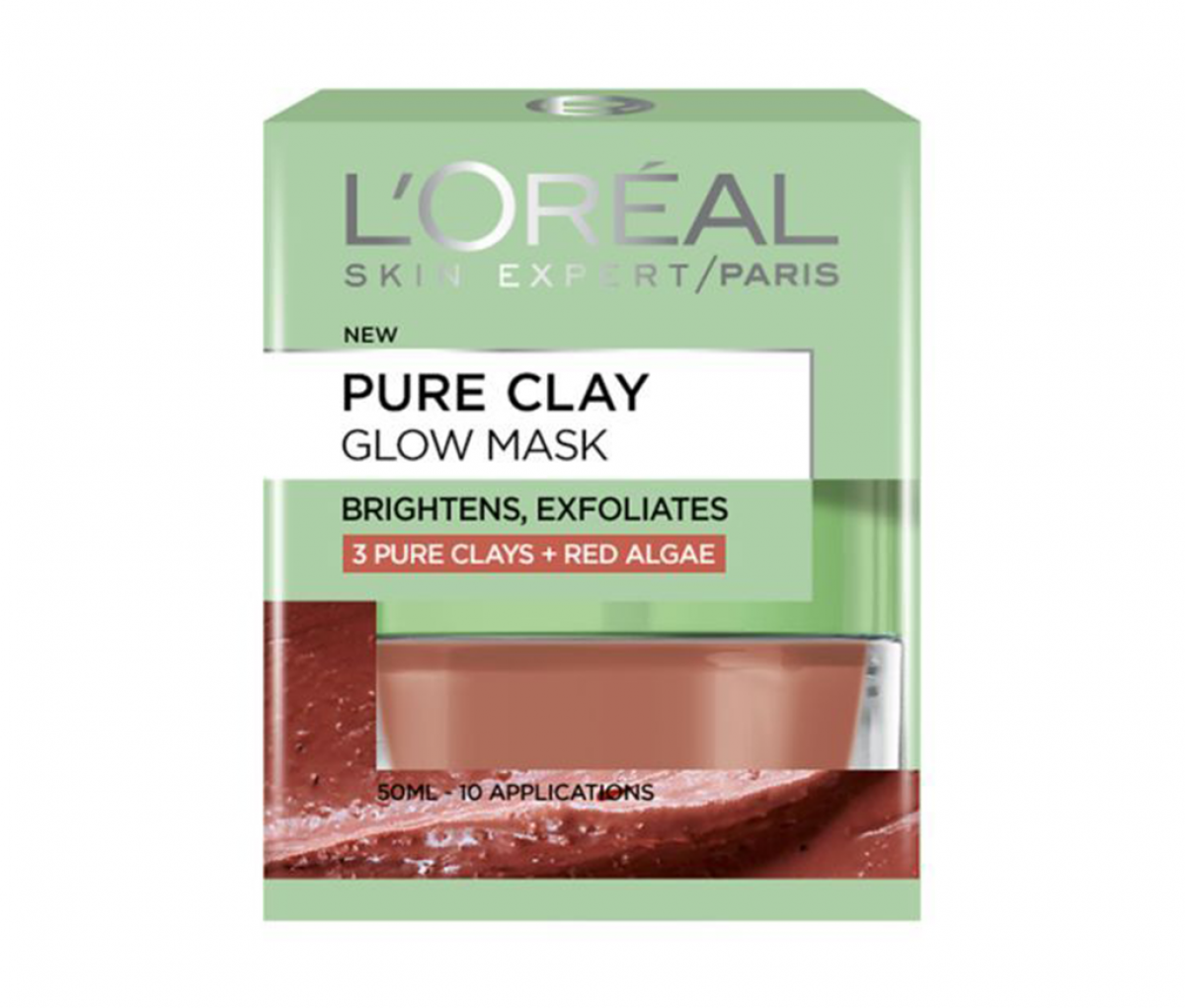 L Oreal  Pure Clay Glow Mask  English 