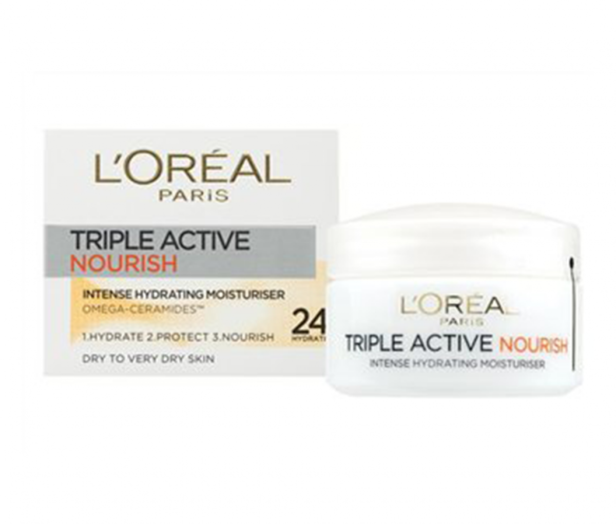 L Oreal  Triple Active Nourish 24H Dry Skin Cream