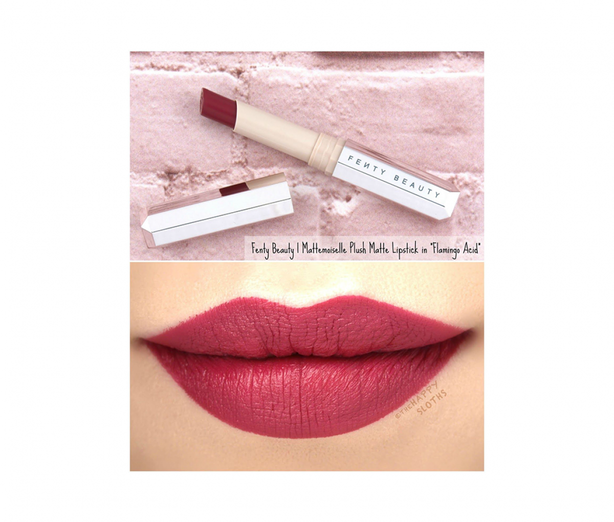 Fenty Beauty Mattemoiselle Plush Matte Lipstick FLAMINGO ACID