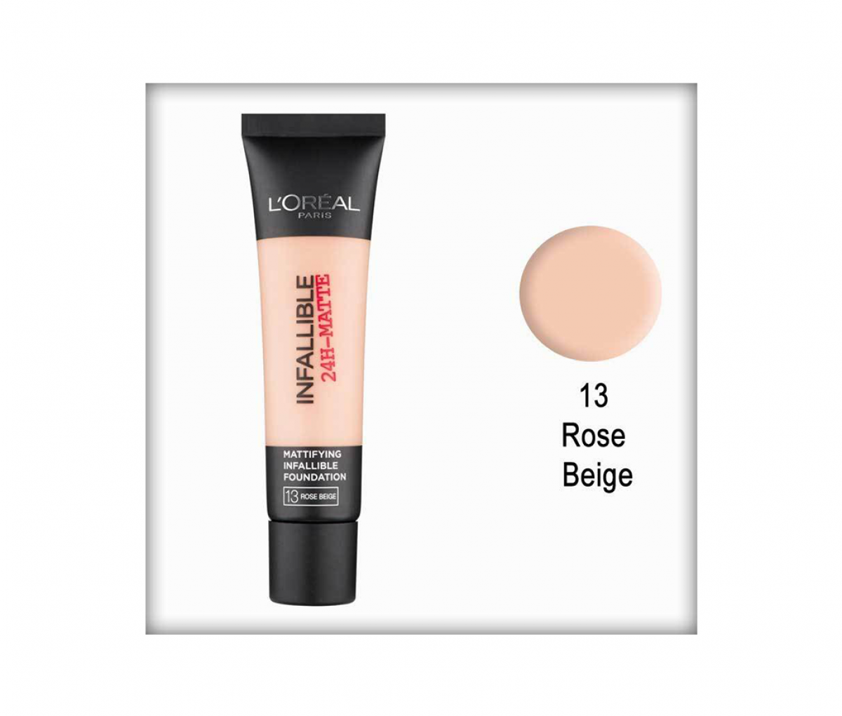 L Oreal  13 infaillible Rose beige Foundation Tube