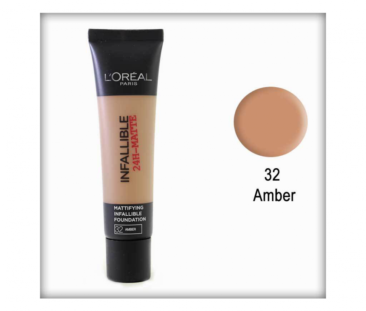 L Oreal  32 infaillible Amber Foundation Tube