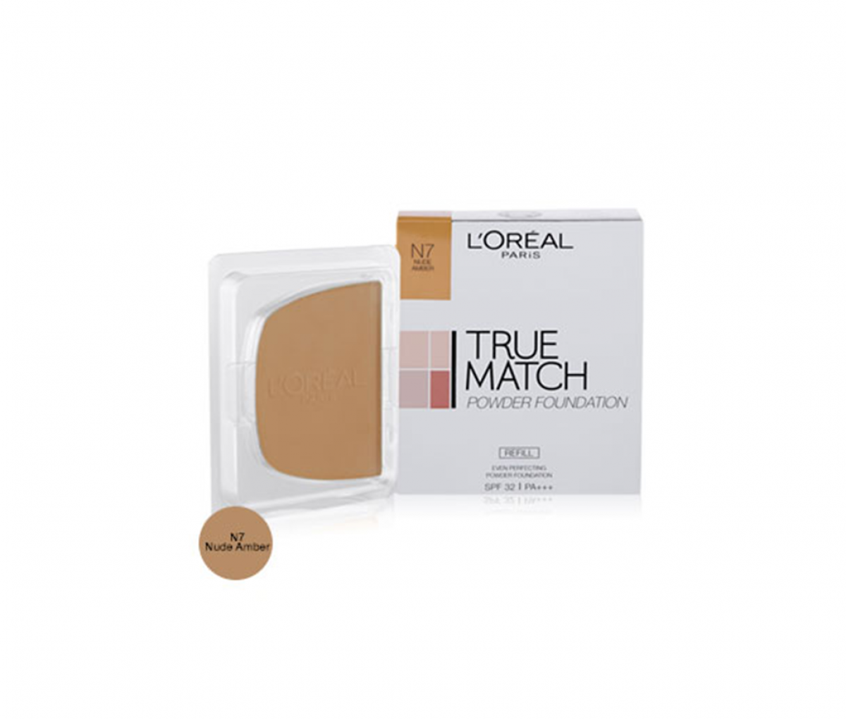 True Match Even Perfecting Powder Foundation Refill  N7 Nude Amber