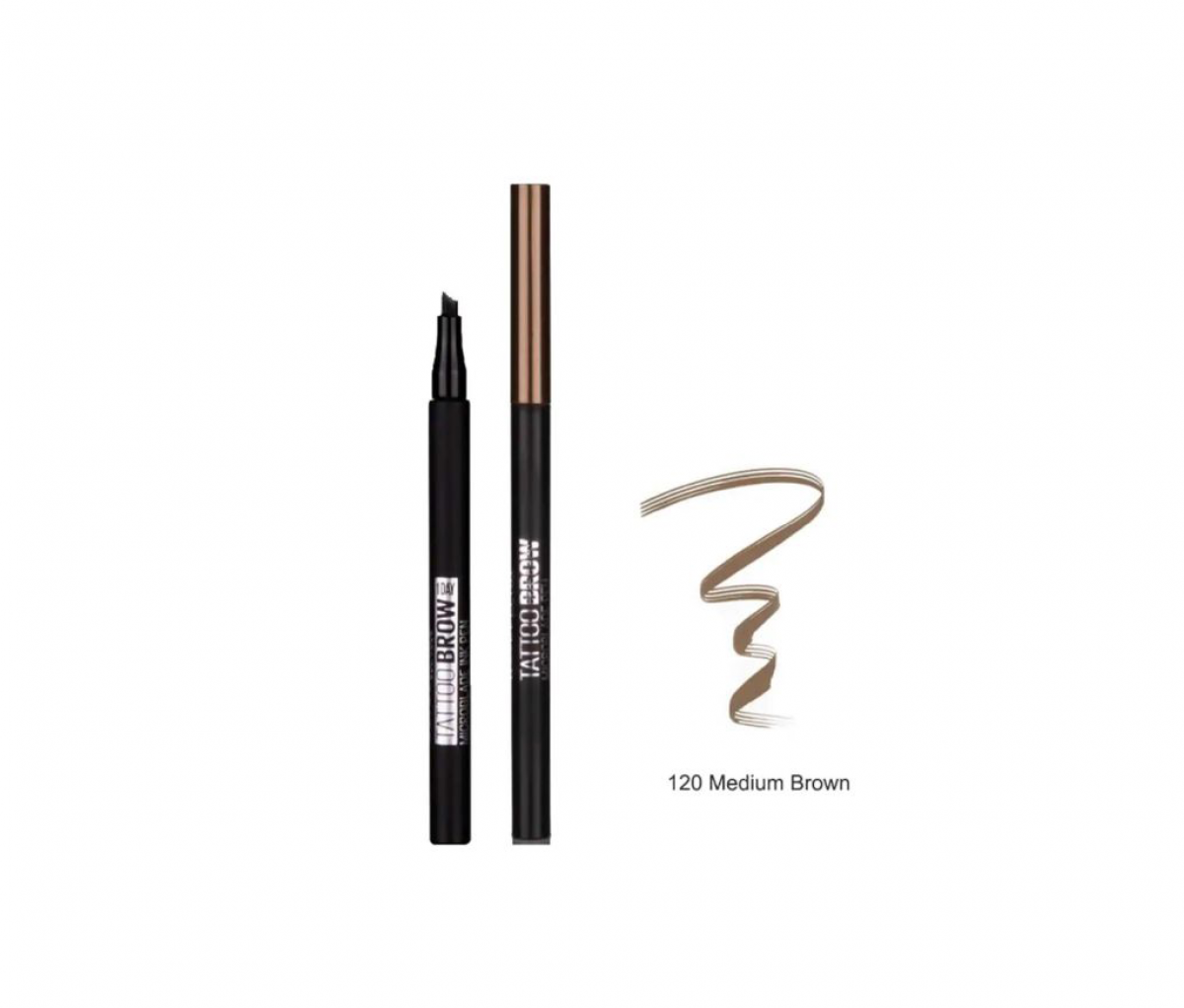 Maybelline 120 Medium Brown Tattoobrow Pen