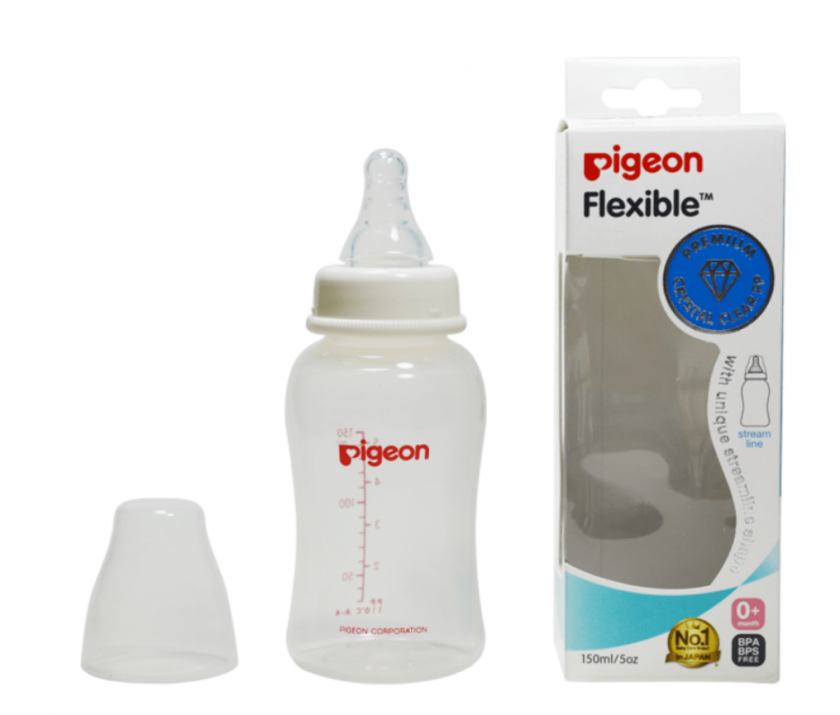 Flexible Peristaltic Nipple, Crystal Clear Steamline Bottle 250ml  [26652]