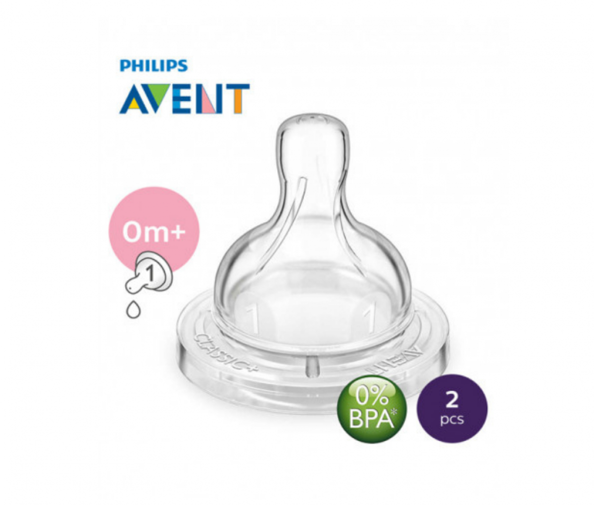 Avent Teat NB 1H Twin PKT SCF631/27