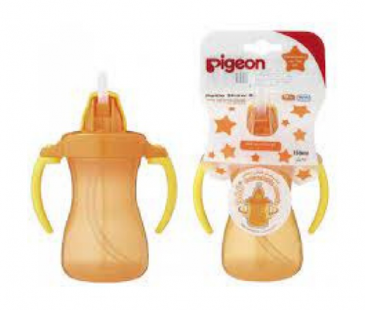 Petite Straw Bottle 150ml, (Orange) Hangging Type  [26151]