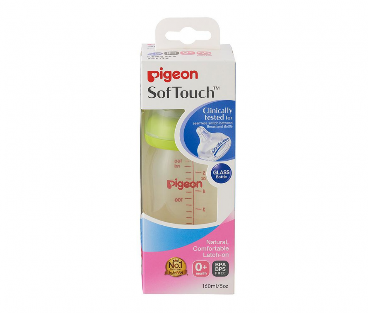 Softouch Peristaltic PLUS Glass 160ml, SS (TG) with Packaging [26645}