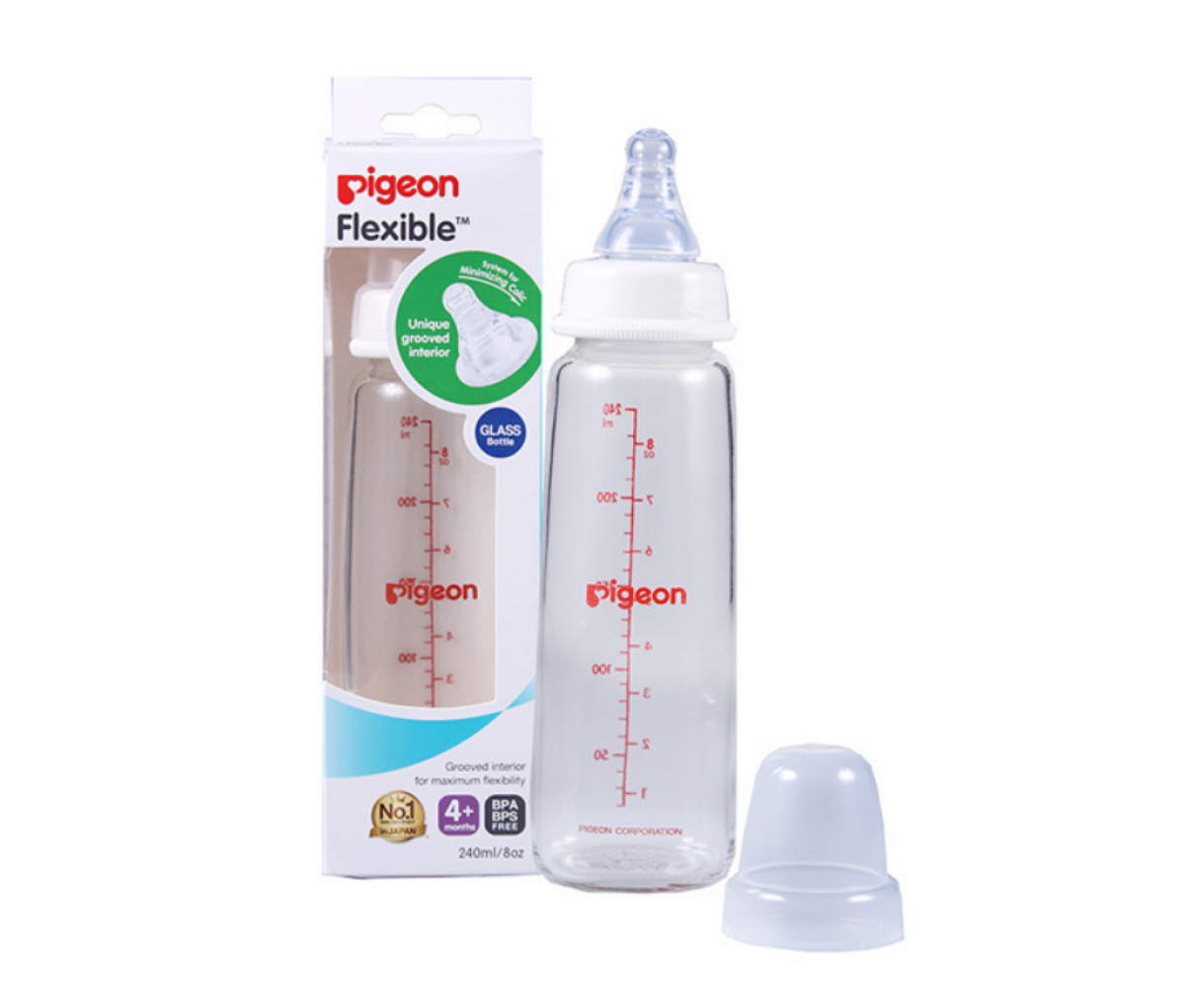 Flexible Peristaltic Nipple Nursing Bottle KPP 240ml (M)  [26684]