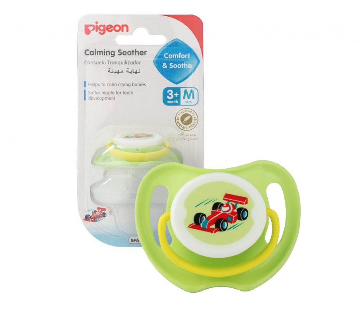 Calming Soother (M) Size Race Car, (ENG/SPN), Blister Pack  [26053E]