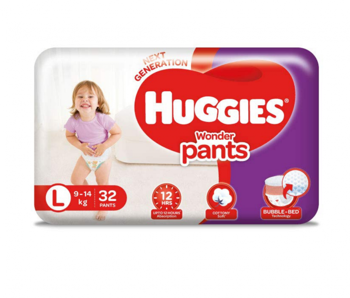 Huggies Wonder Pants Large 32's