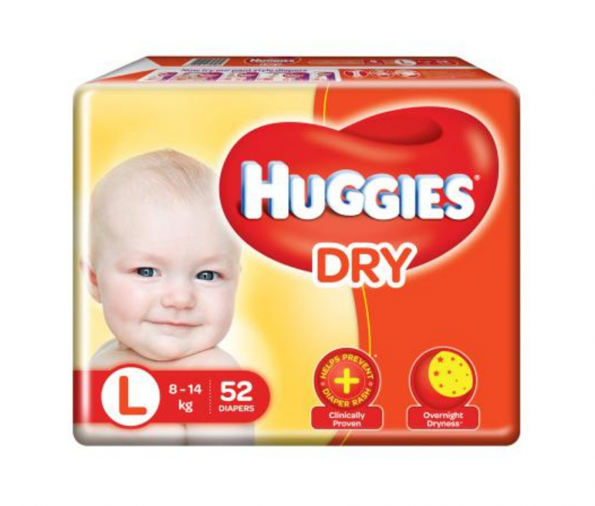 Huggies Diapers Large 52's