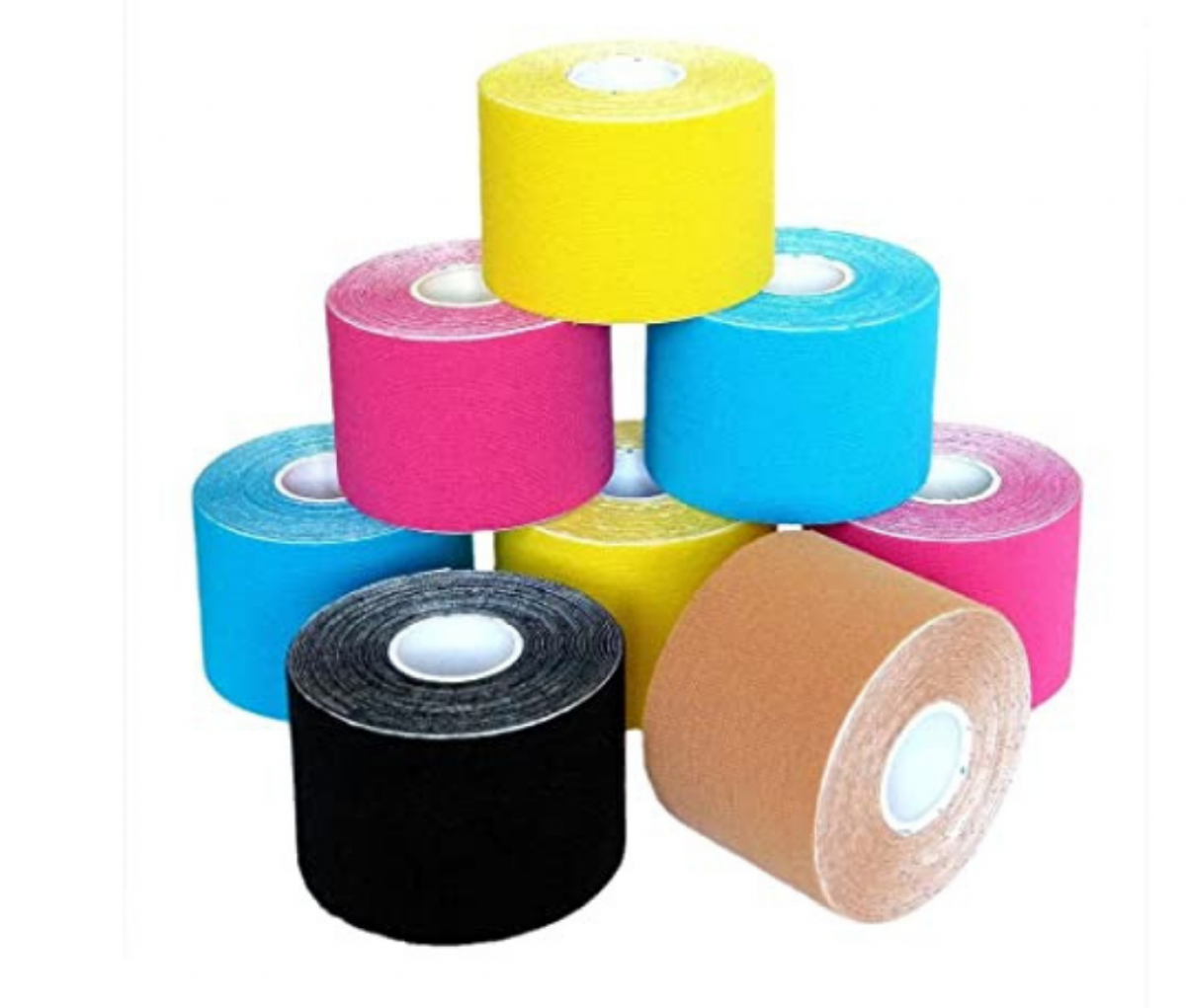 KINESIOLOGY TAPE - 5 CM X 5 M ASSORTED COLORS