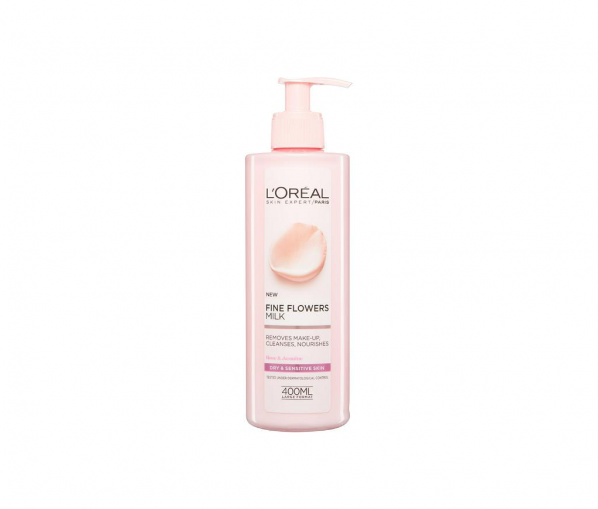 L Oreal  Fine Flower Cleansing Milk