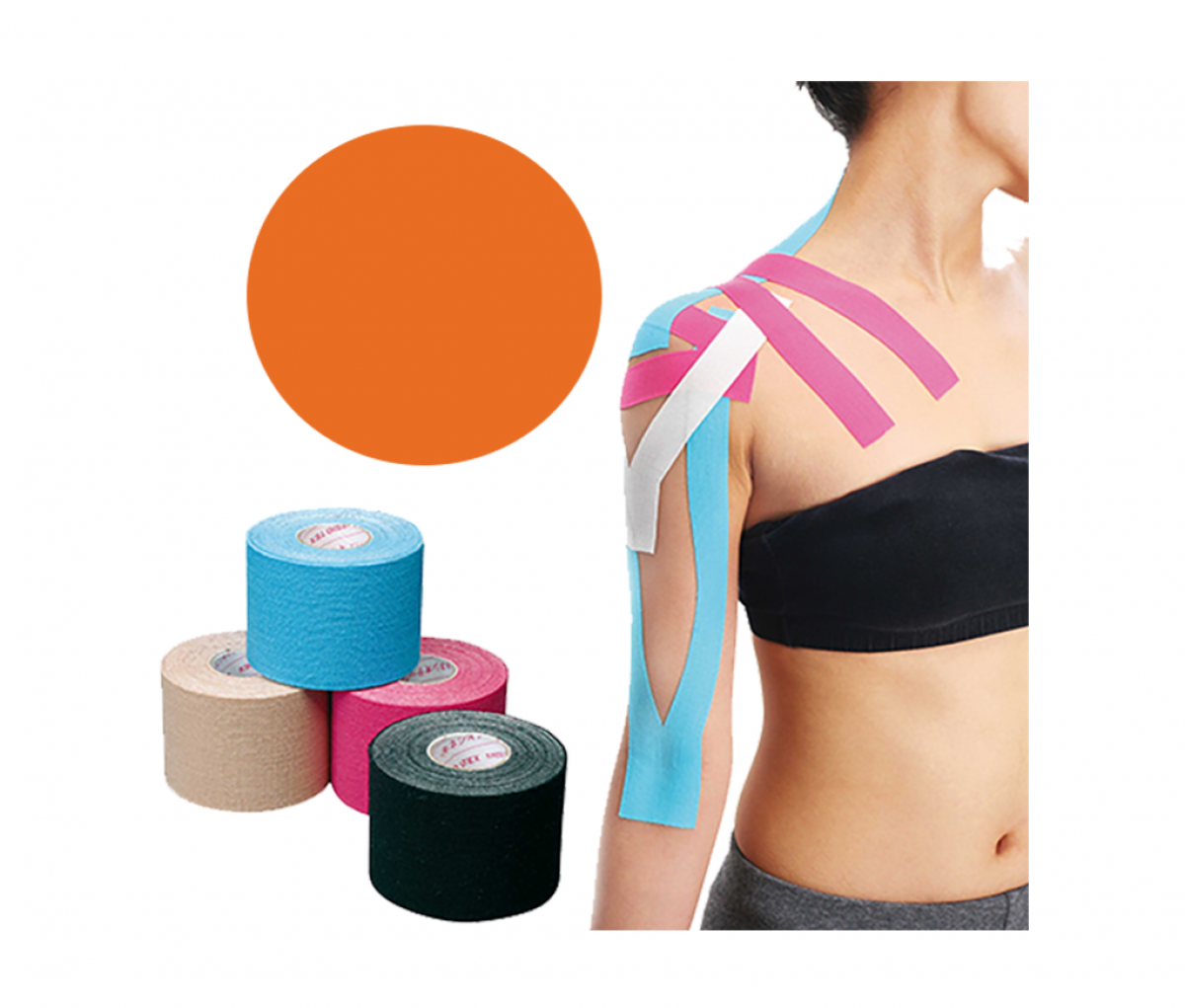 KINESIOLOGY TAPE - 5 CM X 5 M ORANGE 507982