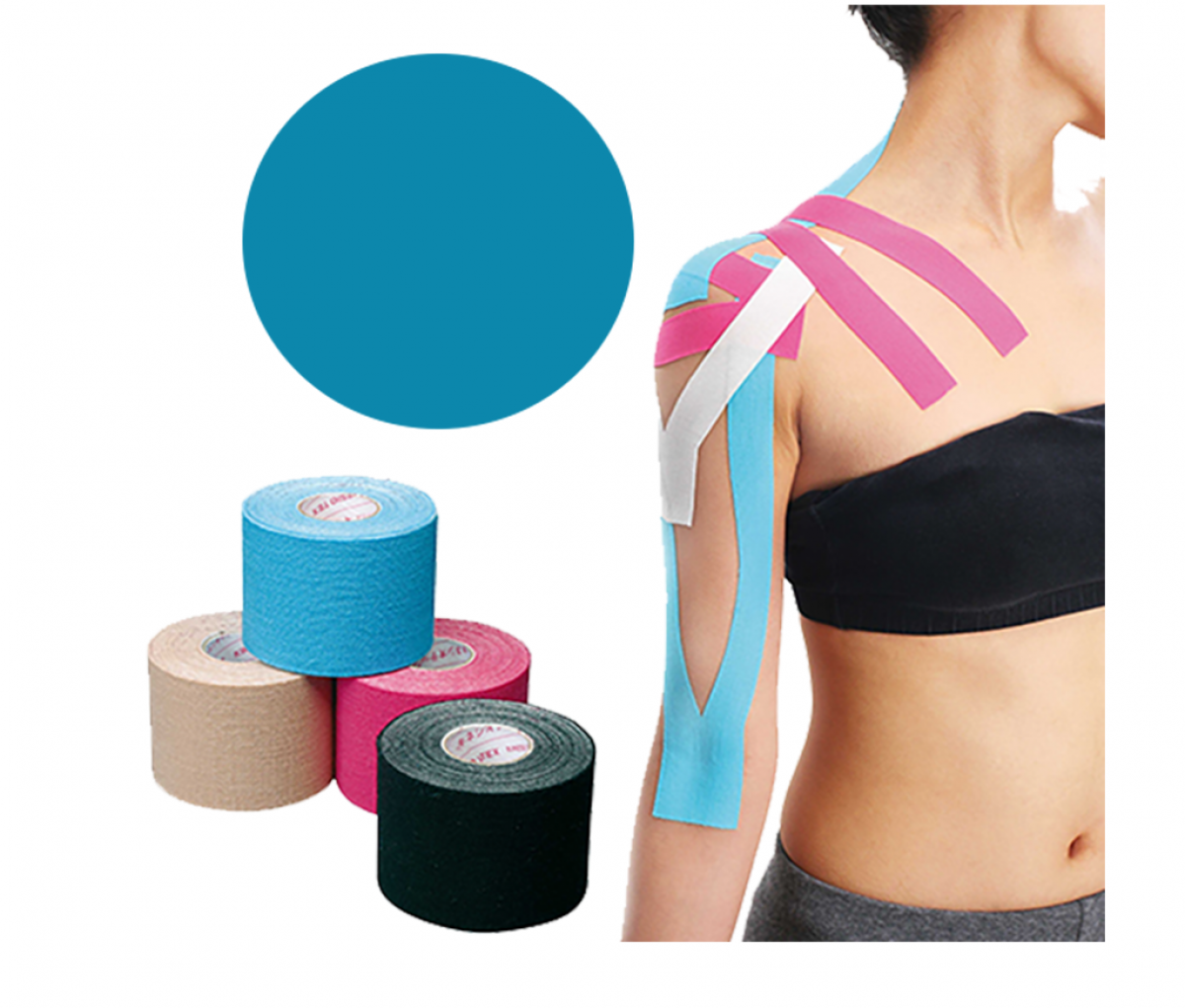 KINESIOLOGY TAPE - 5 CM X 5 M BLUE 507979