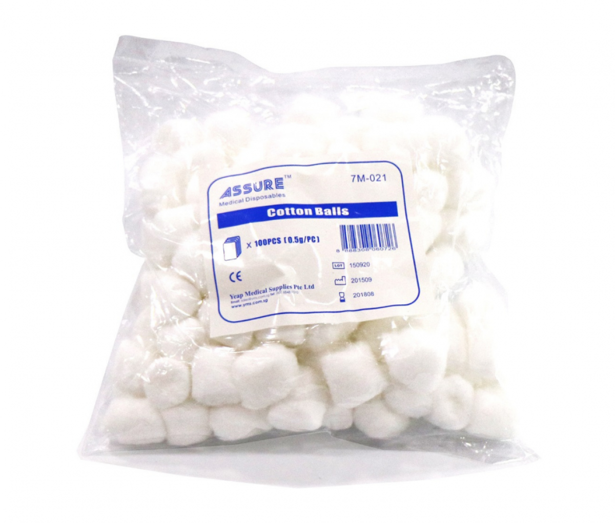 Cotton Balls Sterlise 100's