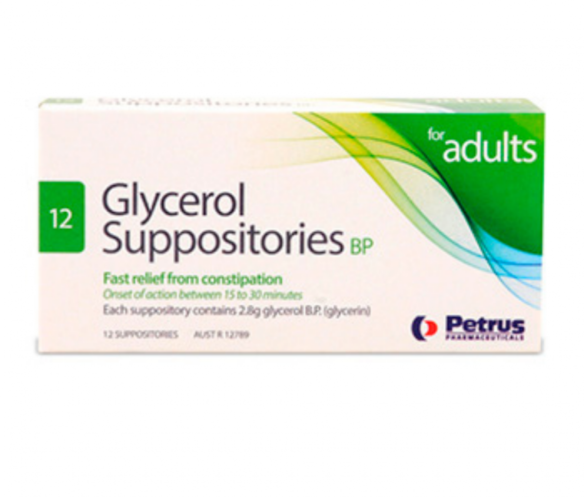 Glycerin Suppository - Adult