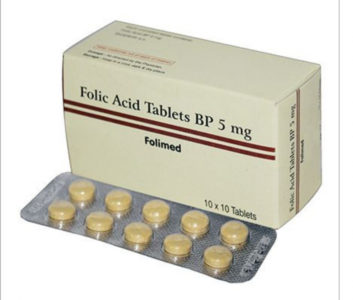 Folic Acid 5mg BP Tablet