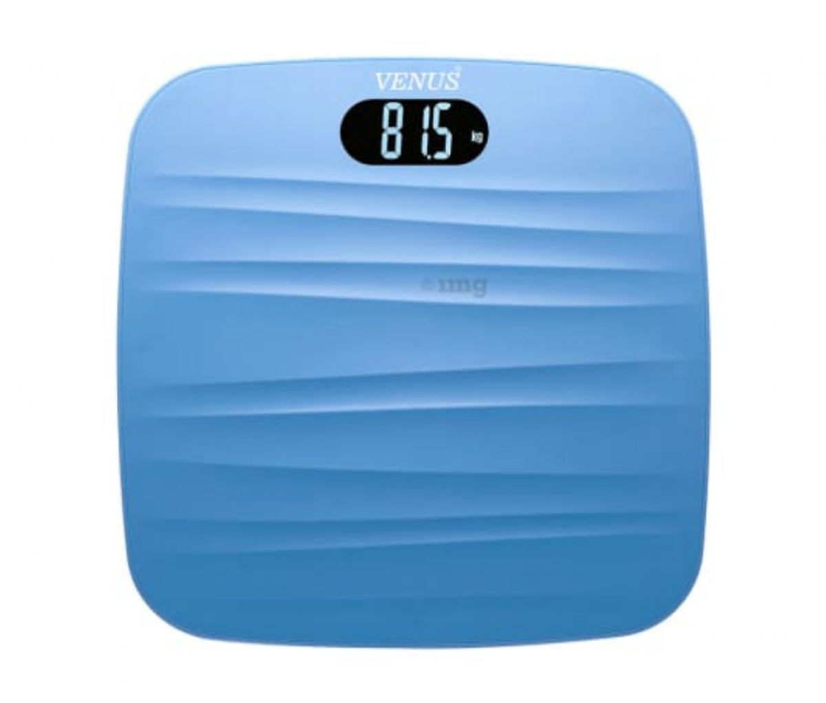 Venus Digital LCD Weighing Scale Blue Prime Lightweight ABS