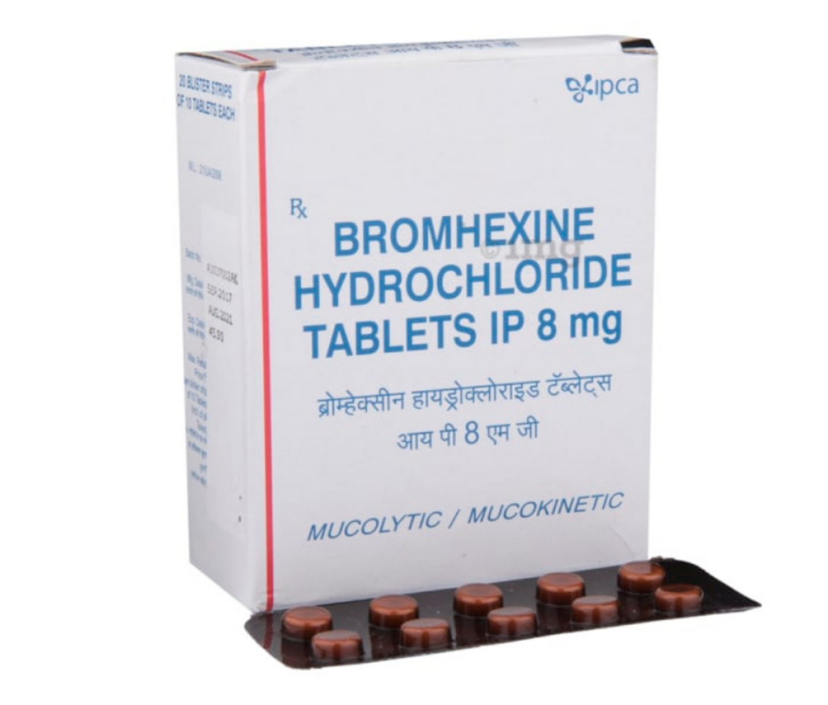 Bromhexine Hydrochloride 8mg Tablet