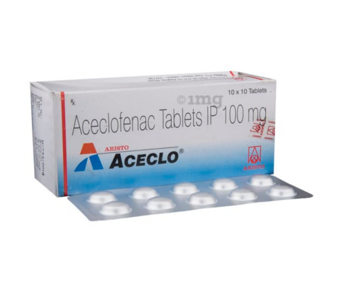 Aceclo 100mg Tablet