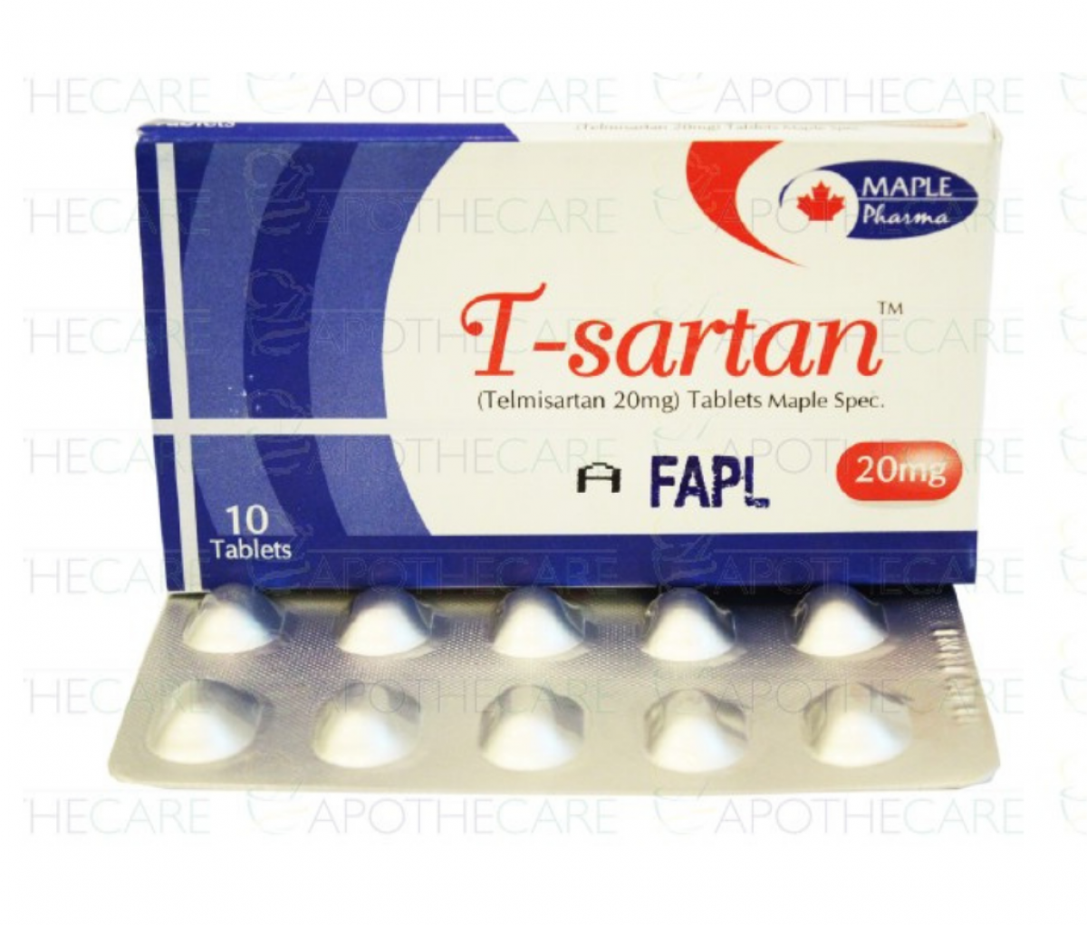 T-Sartan 20mg BP Tablet