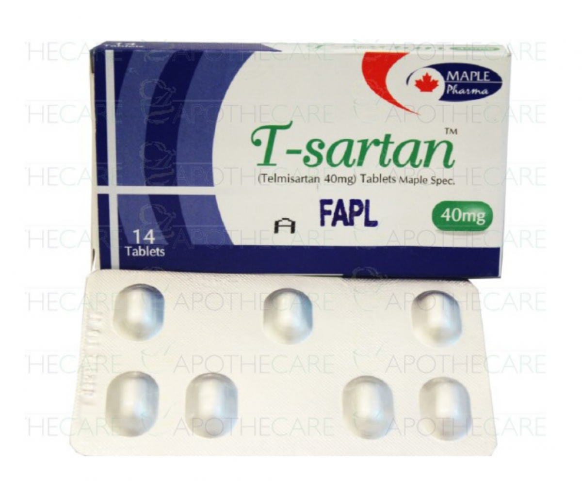 T-Sartan 40mg BP Tablet