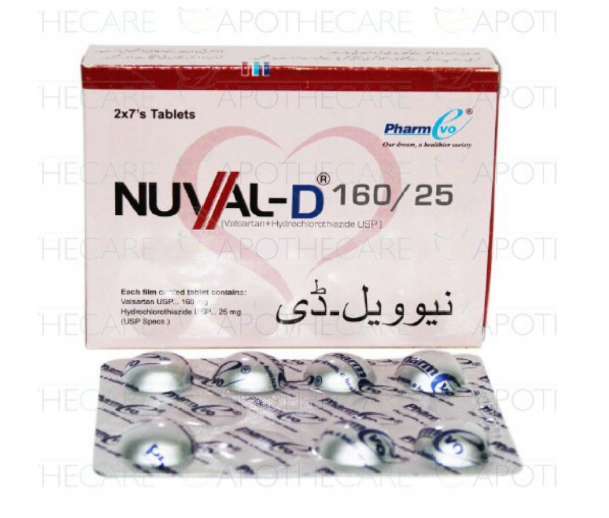 Nuval D 160mg/25mg Tablet