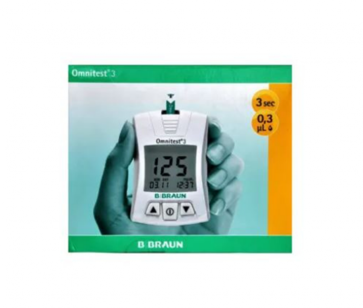 B Braun Omnitest Kit with 10 Strips Multi Color