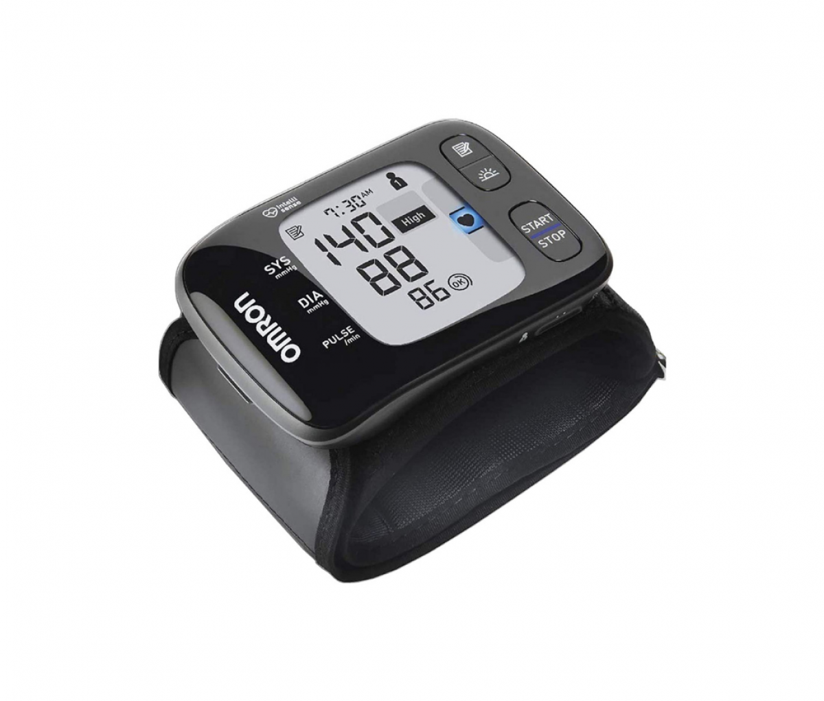 Omron HEM 6232T Bluetooth Wrist Blood Pressure Monitor Black