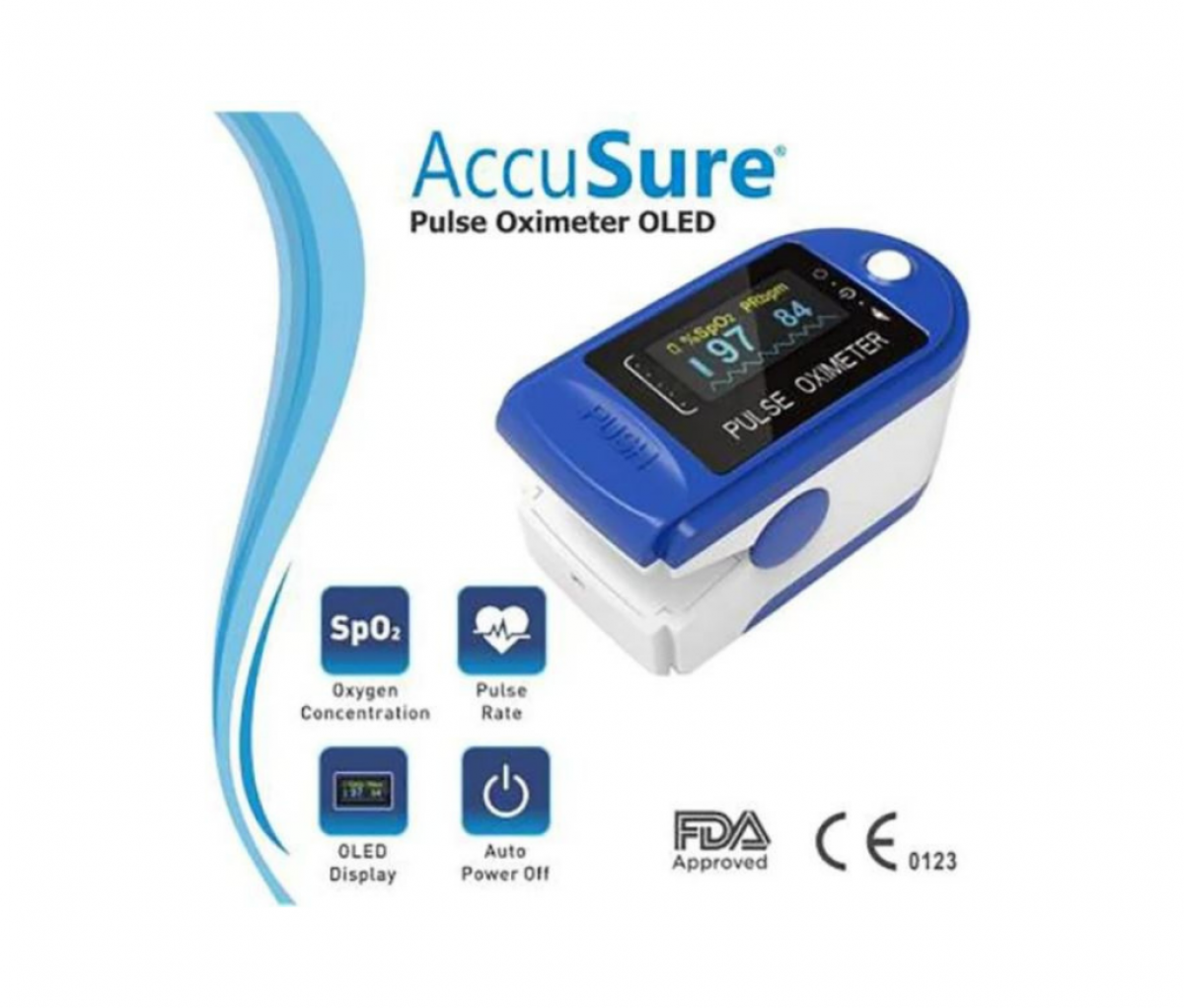 AccuSure CMS50D OLED Pulse Oximeter