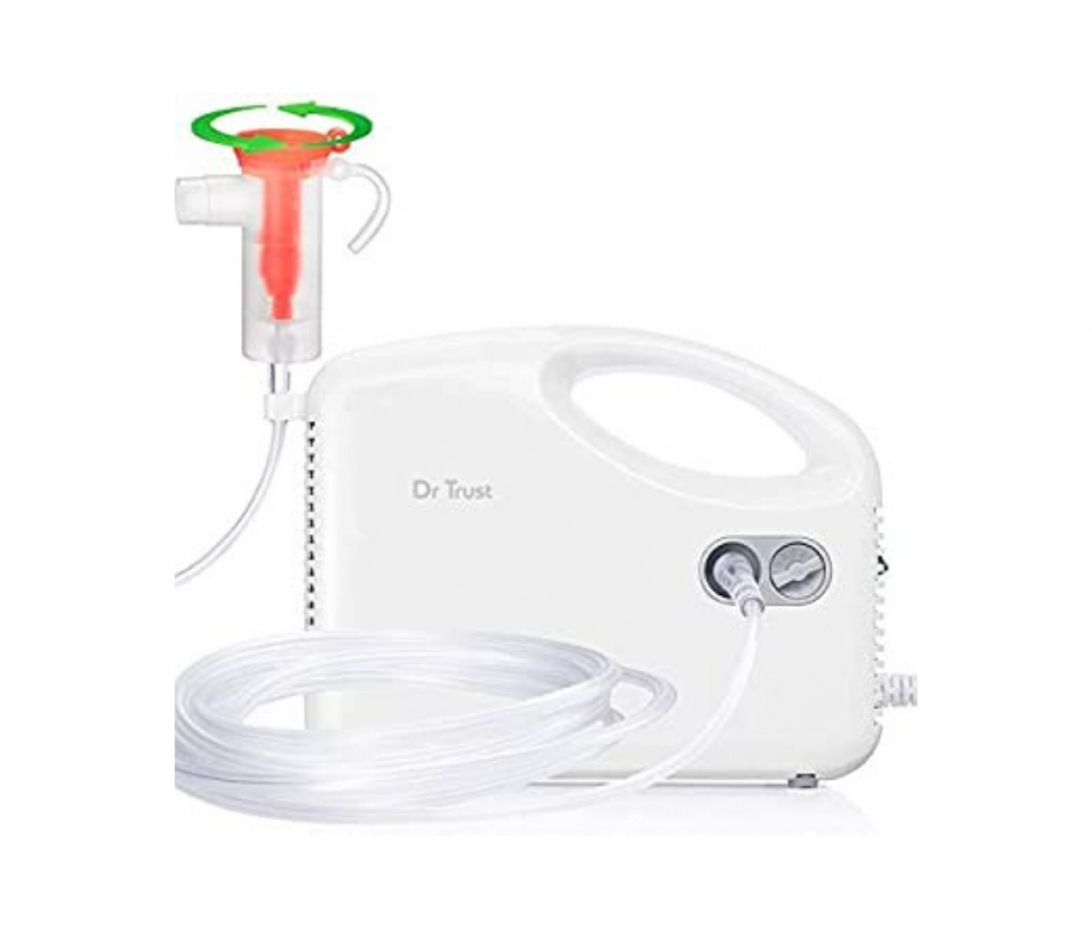 Dr Trust USA Bestest Compressor Nebulizer Machine Kit White