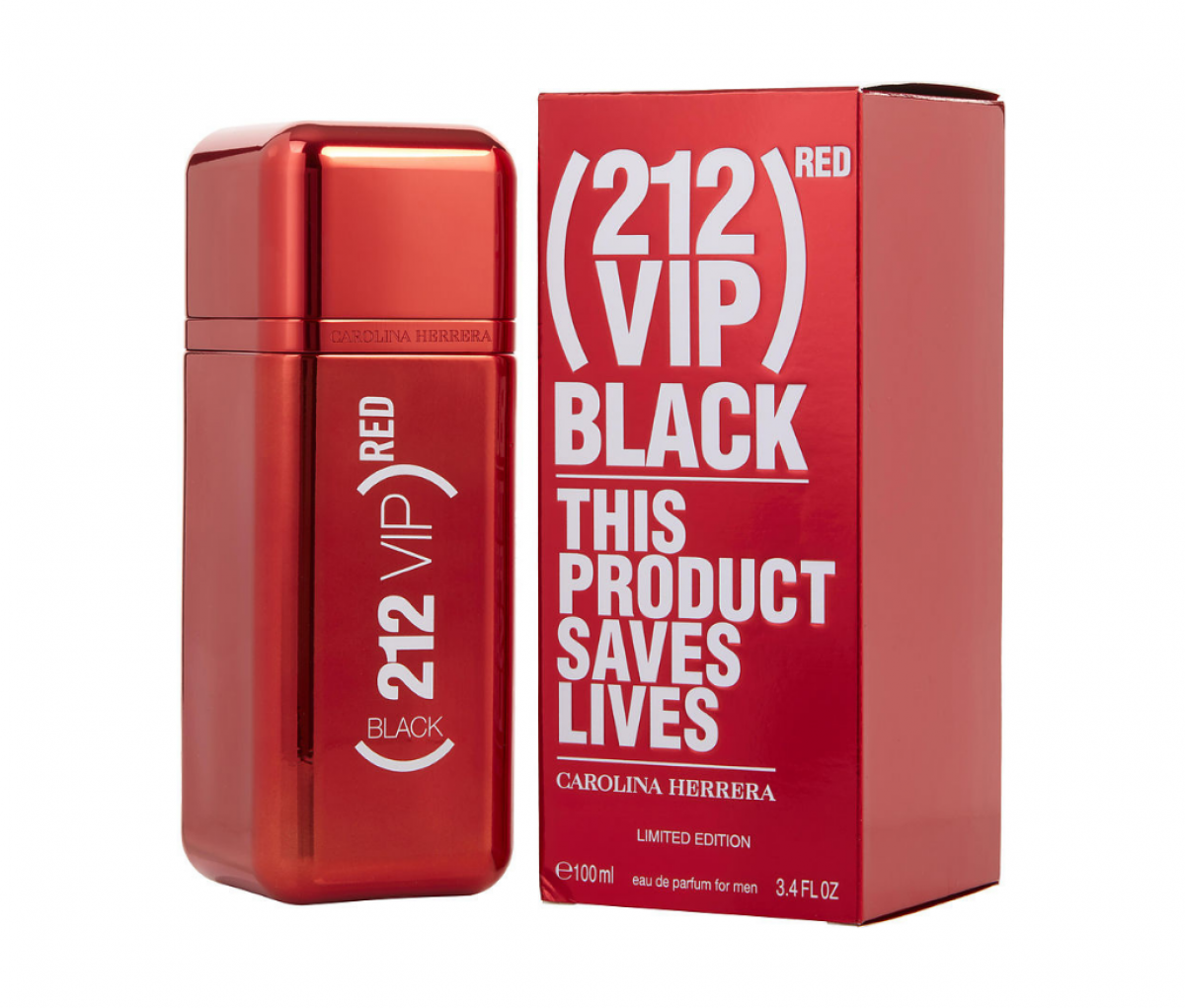 CAROLINA HERRERA 212 VIP BLACK L E RED  M  EDP 100ML
