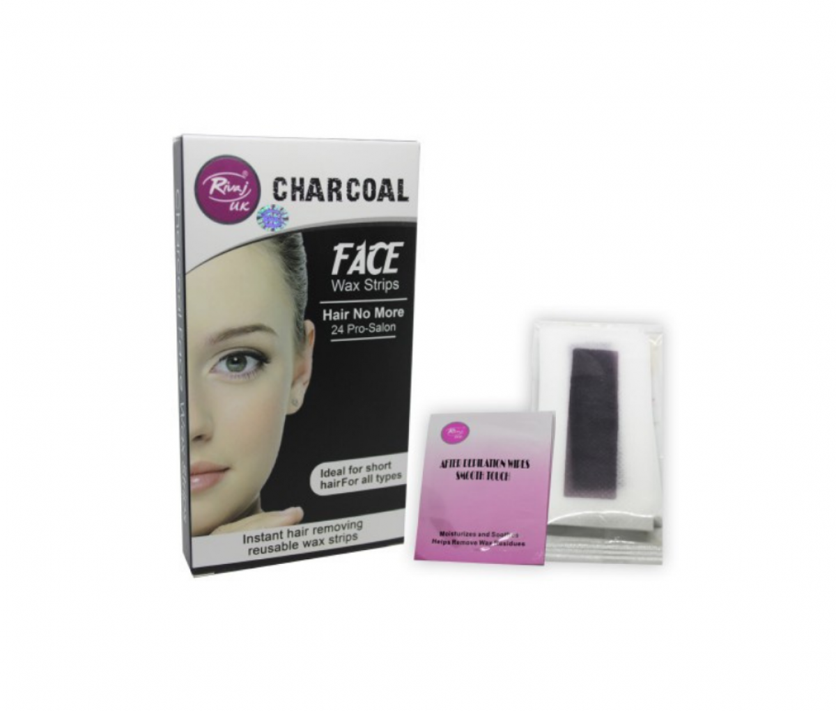 Rivaj Charcoal Facial Wax Strips