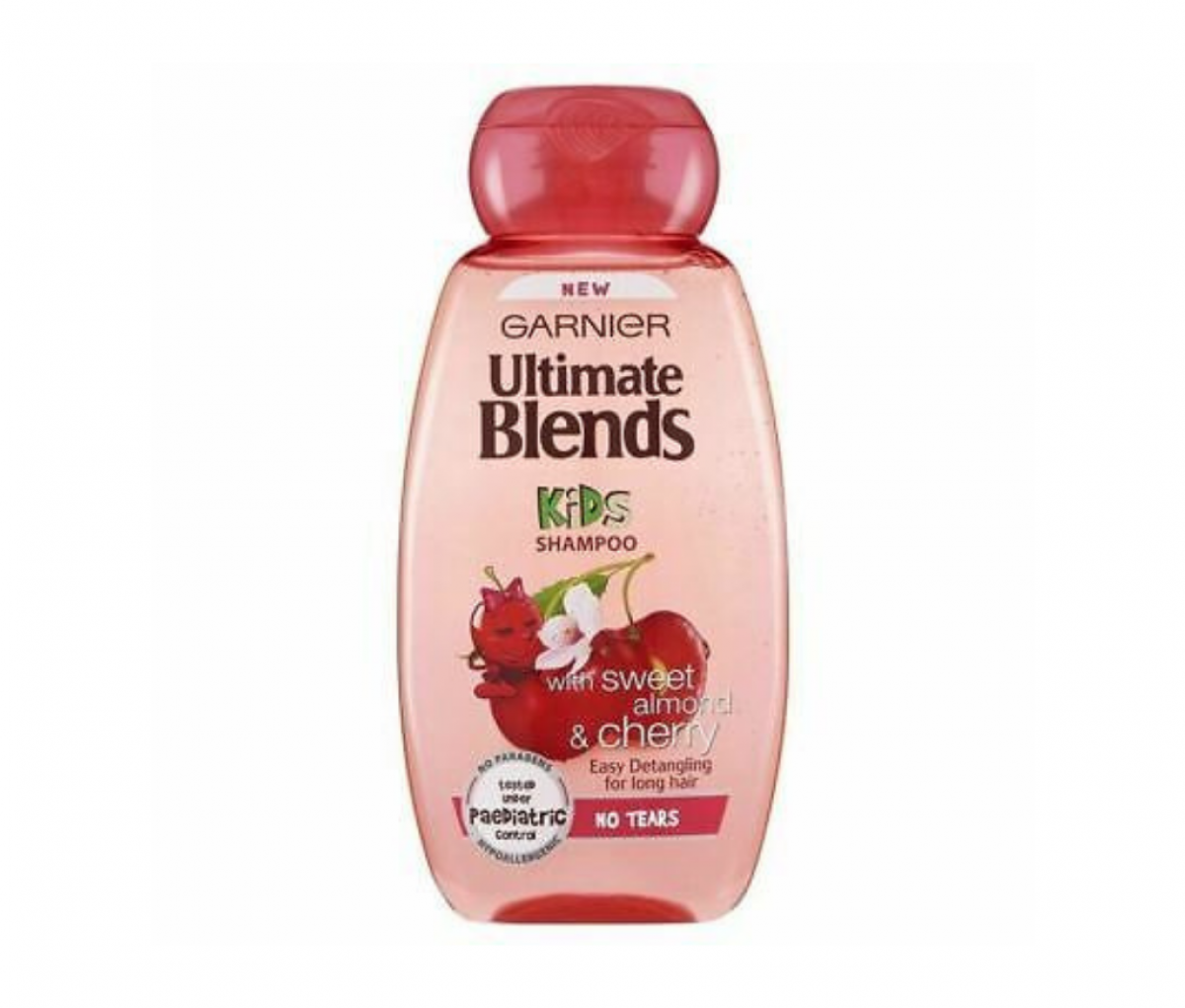 Garnier 250ml Blends Kids Sweet Almond   Cherry Shampoo