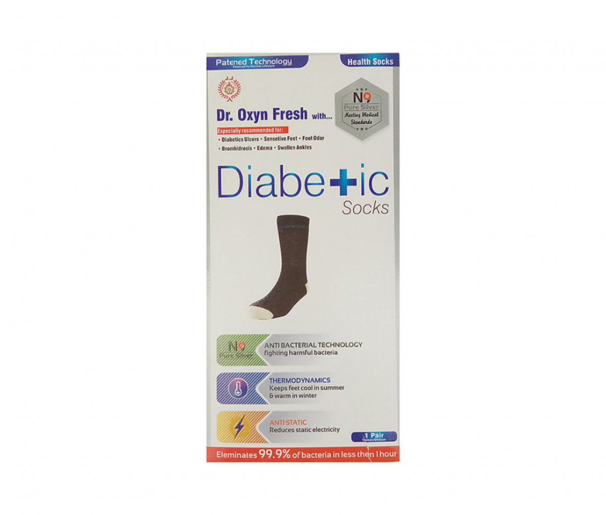 Dr.Oxyn Fresh with Pure Silver Diabetic Socks