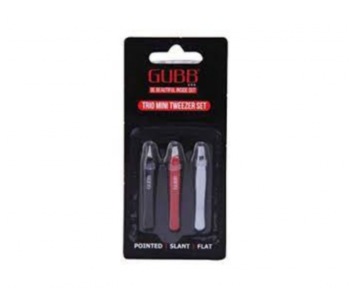 GUBB Trio Mini Tweezer Set