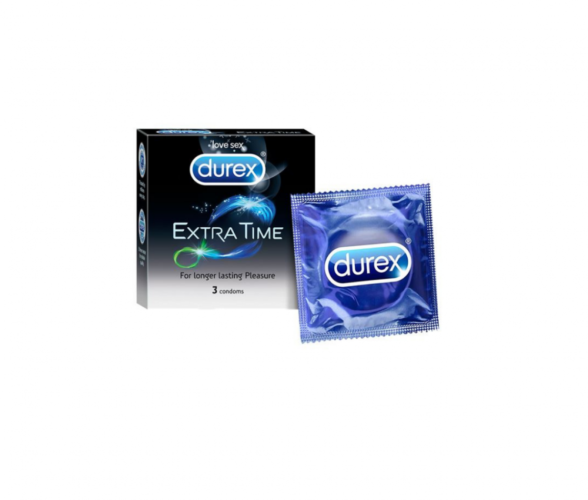 Durex Condoms Extra Time 3's
