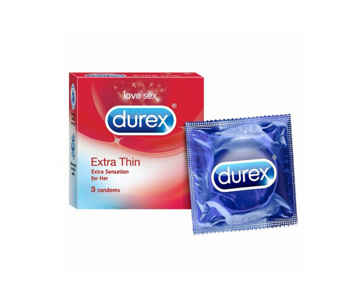 Durex Condoms Extra Thin 3's