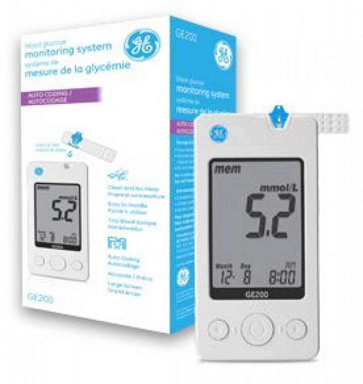 BIONIME GE200 Blood Glucose Meter Kit