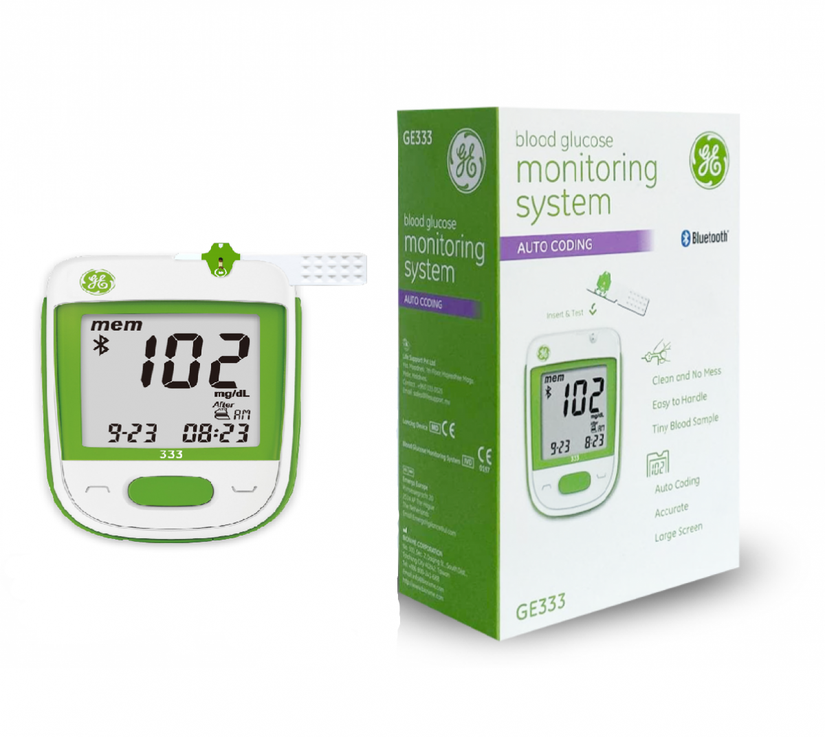 BIONIME GE333 Blood Glucose Meter with Bluetooth 