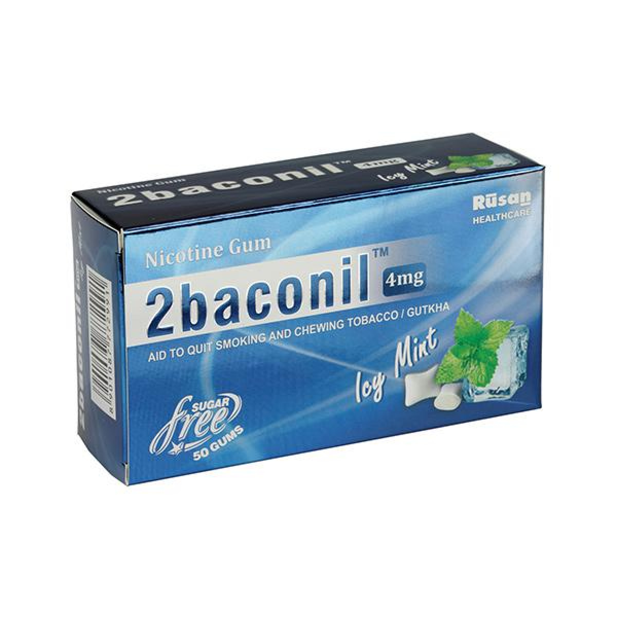 2baconil 4mg Nicotine Gum Ice Mint Sugar Free
