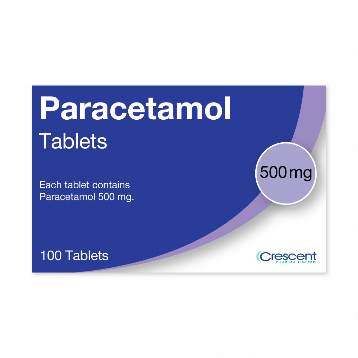 Crescent Paracetamol 500mg Tablet 100's